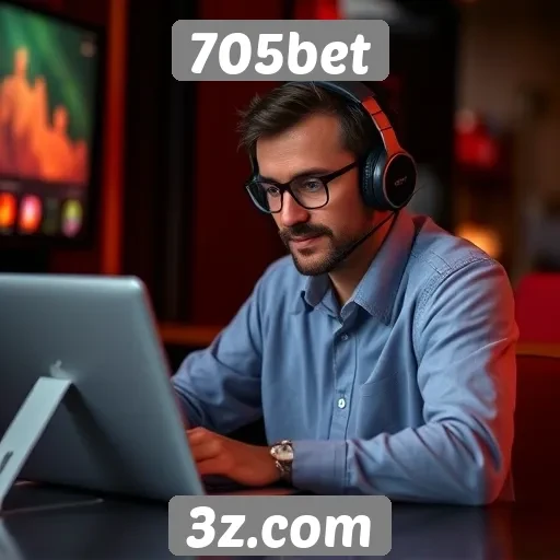 Atendimento ao cliente no site 705bet